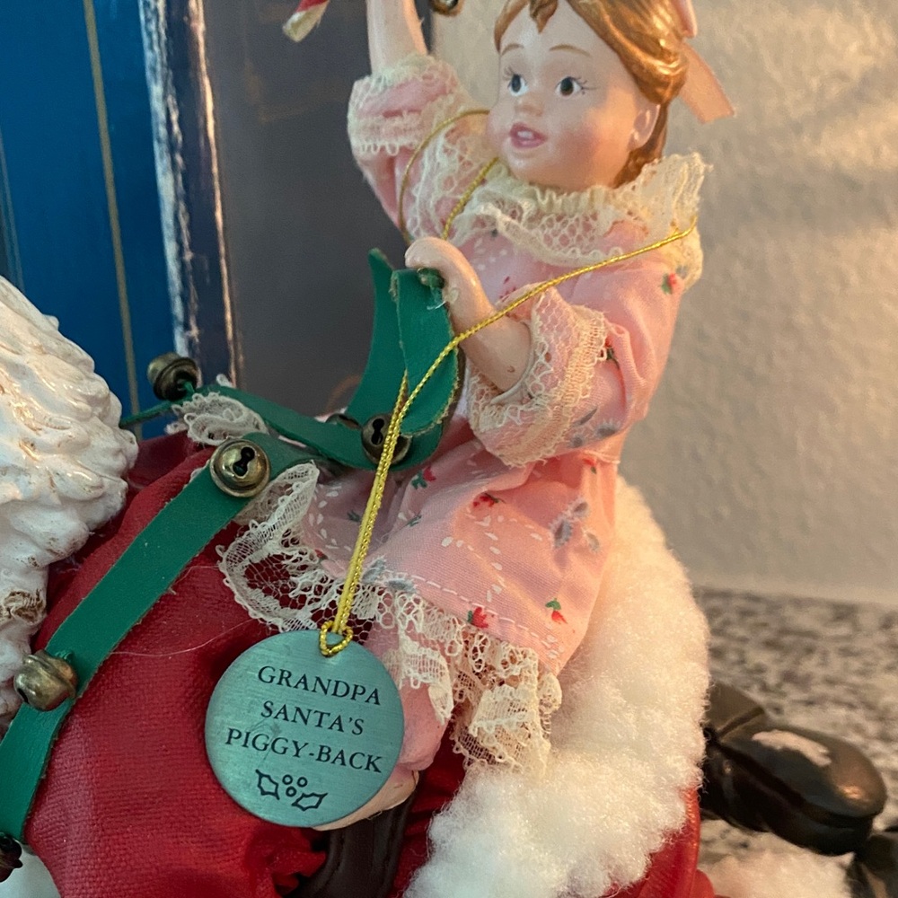 KS Adler Limited Edition Santa and Child Figurine VINTAGE - Picture 5 of 17